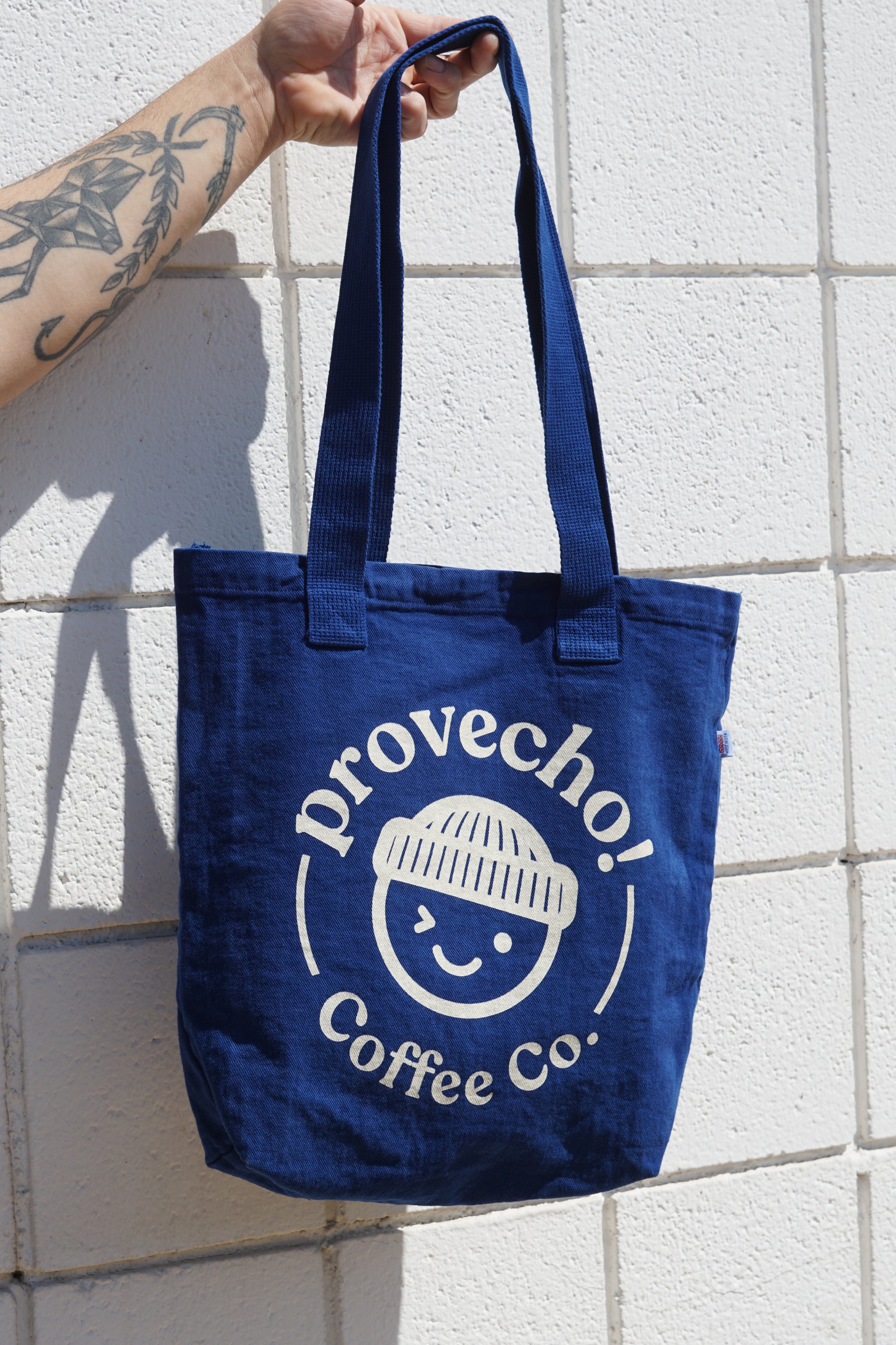Blue Tote Bag