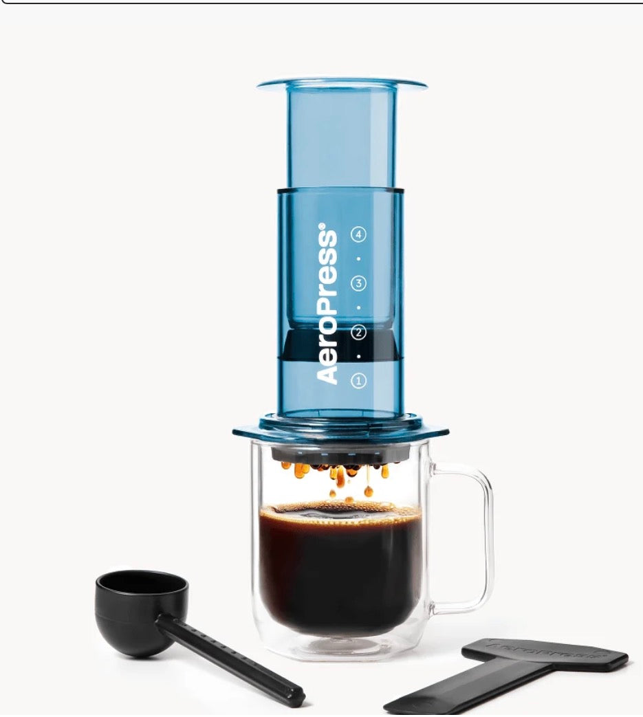 Aeropress Coffee Maker - Blue